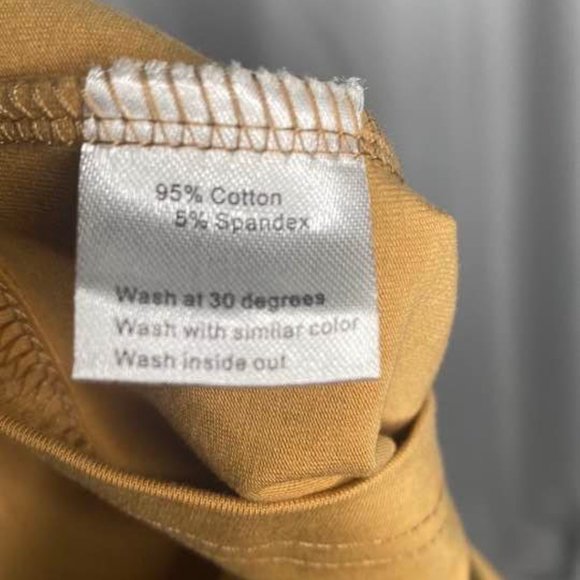 *NWT* 5T Laced up Mustard long sleeve - Picture 5 of 7